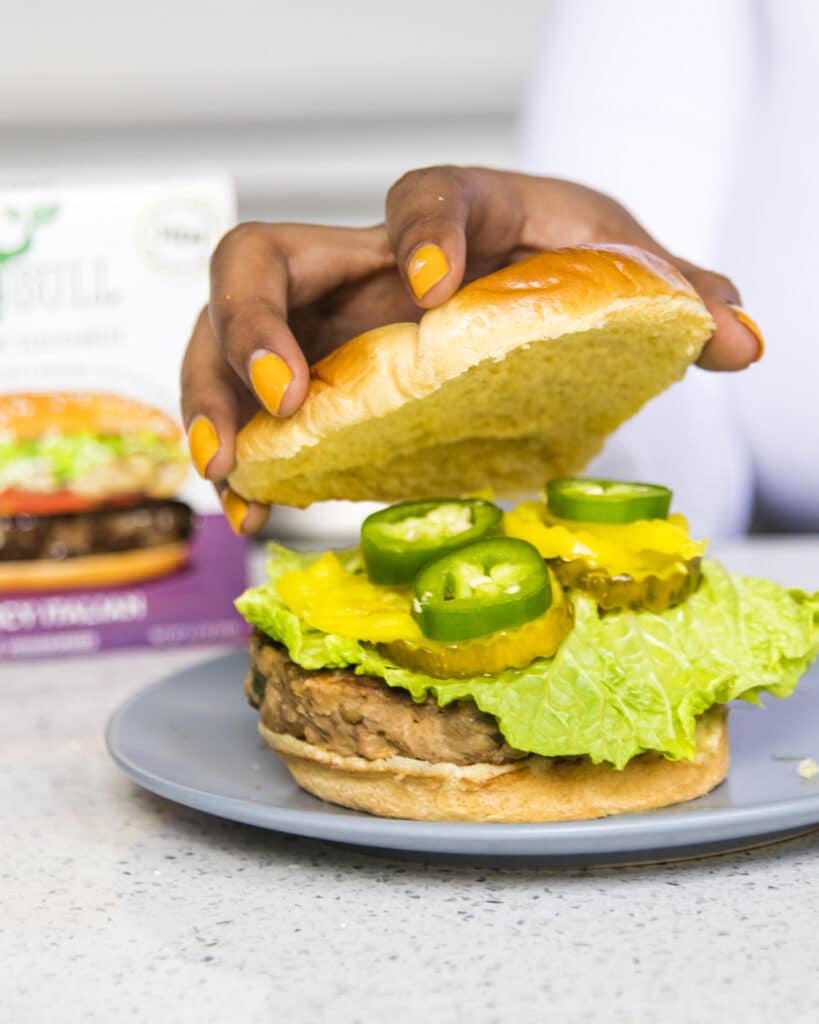 About Us Behind Our Vegan Veggie Burger No Bull