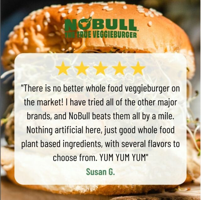 NoBull Burger, the TRUE veggieburger